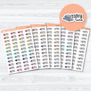 reading time planner stickers F18 hand doodled book icons for tracking reading sessions in planners
