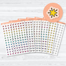 star clear matte transparent faith icon planner stickers for inductive bible study promises of god attributes of god
