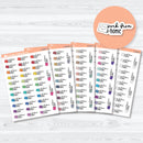 work from home planner stickers F18 hand doodled laptop icons for tracking remote work days in planners
