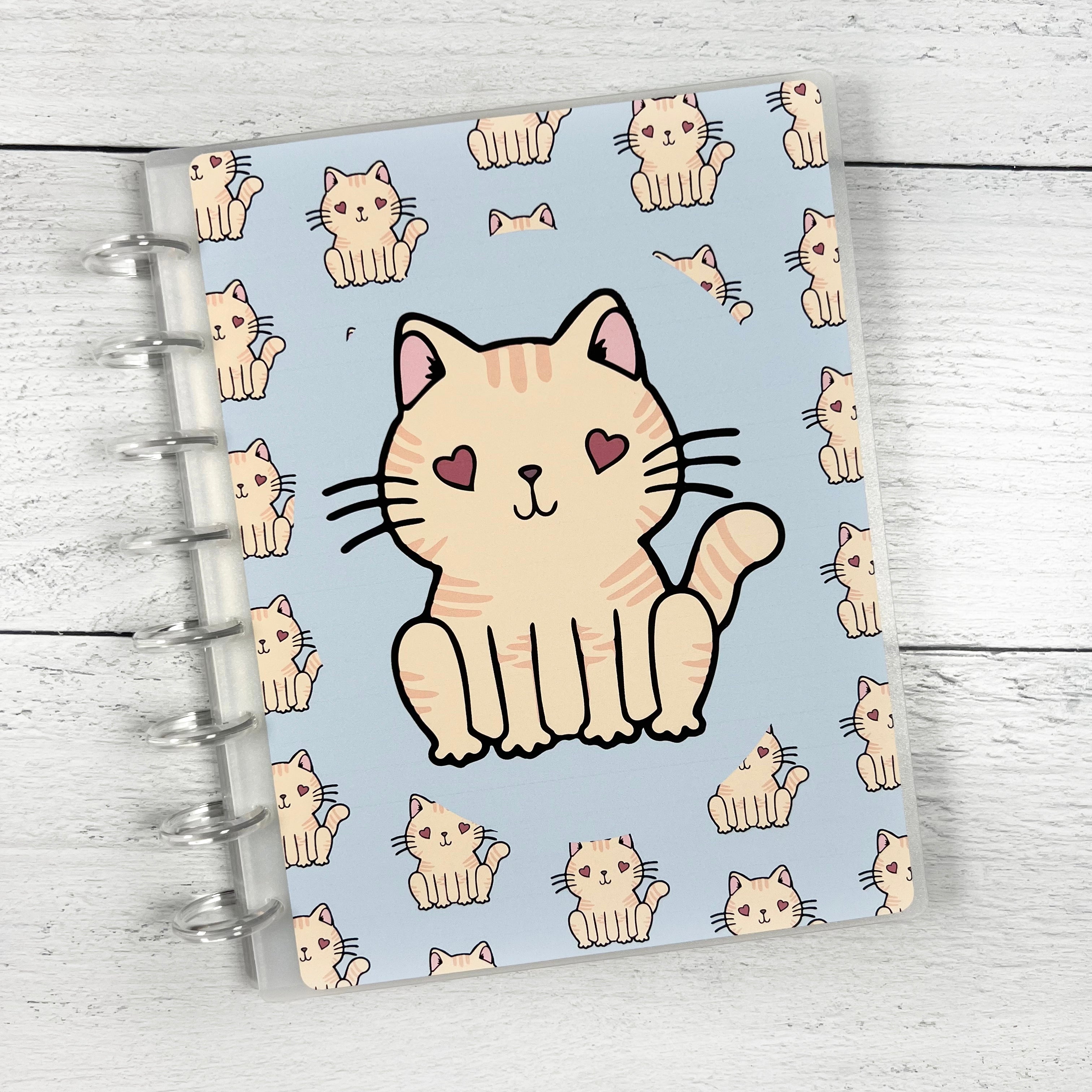 50% OFF CLEARANCE | 2-Pocket Interchangeable Disc Storage Album For 3x5-4x6 Planner Stickers - Spazz Heart Eyes | 2P-Album17