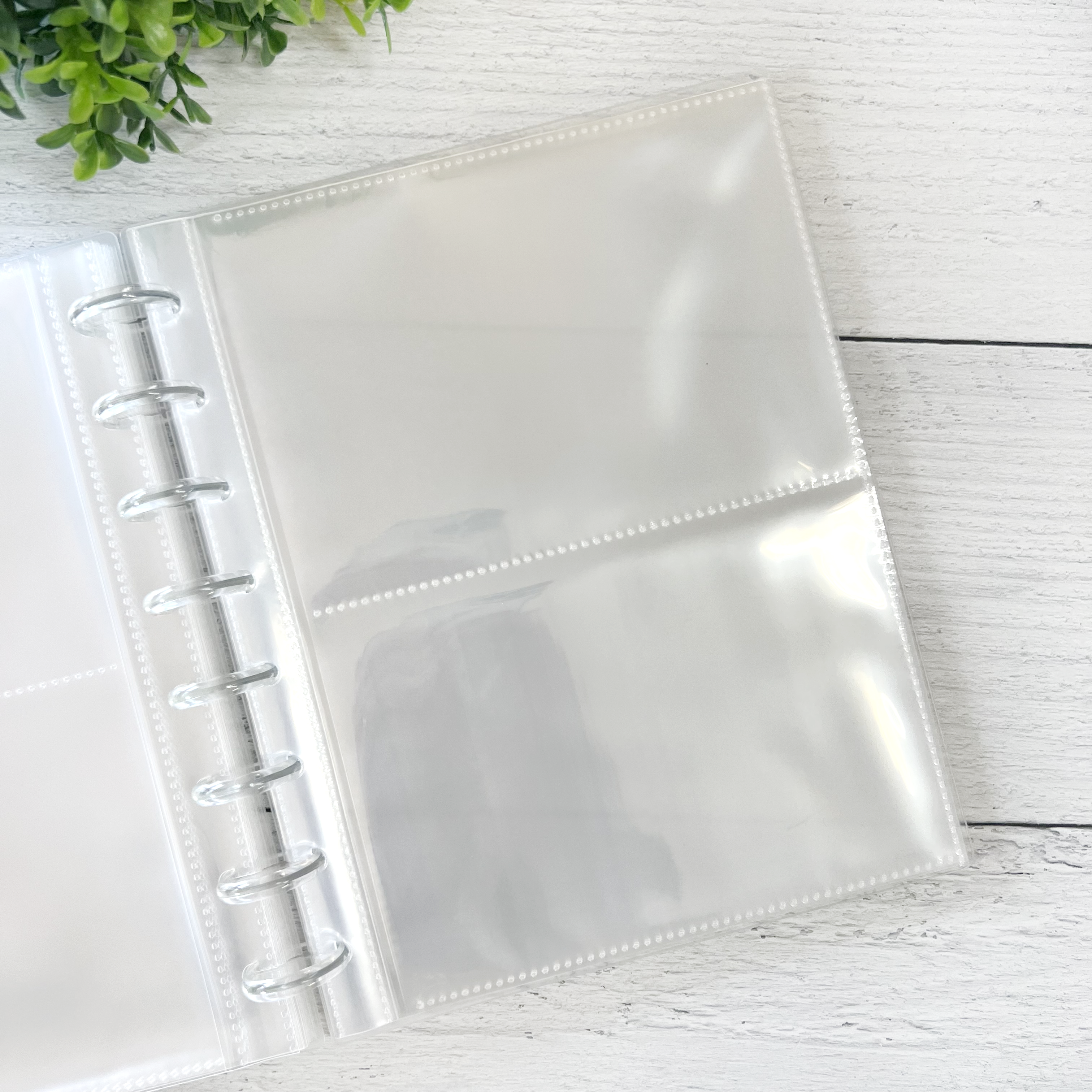 CLEARANCE | Interchangeable Disc Refill Sleeves For Planner Sticker and Label Albums | Pages