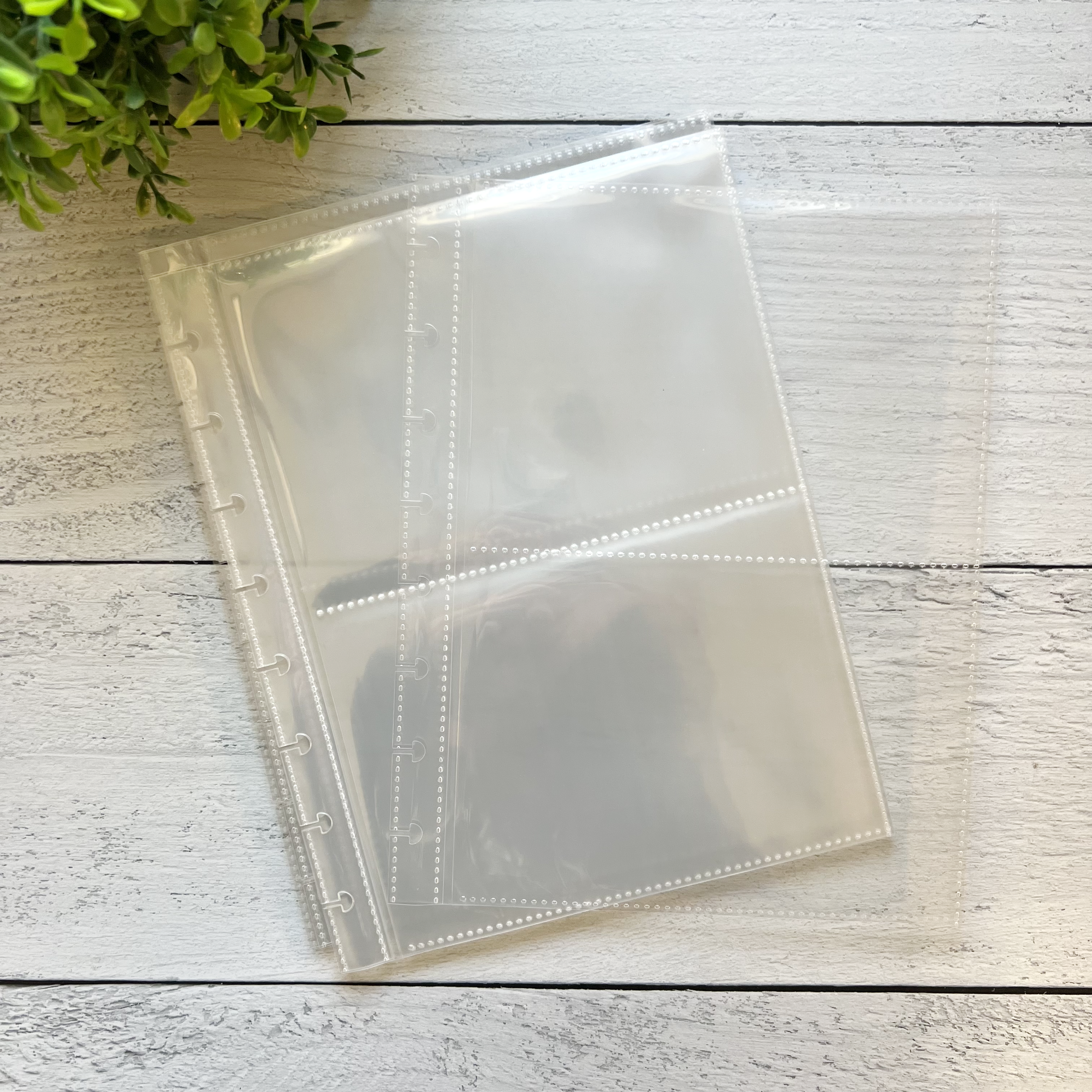 CLEARANCE | Interchangeable Disc Refill Sleeves For Planner Sticker and Label Albums | Pages
