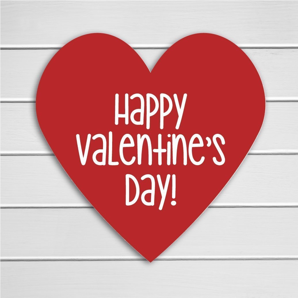 48 Heart Stickers. Happy Valentine's Day Stickers, Red Valentine Stickers (#703)