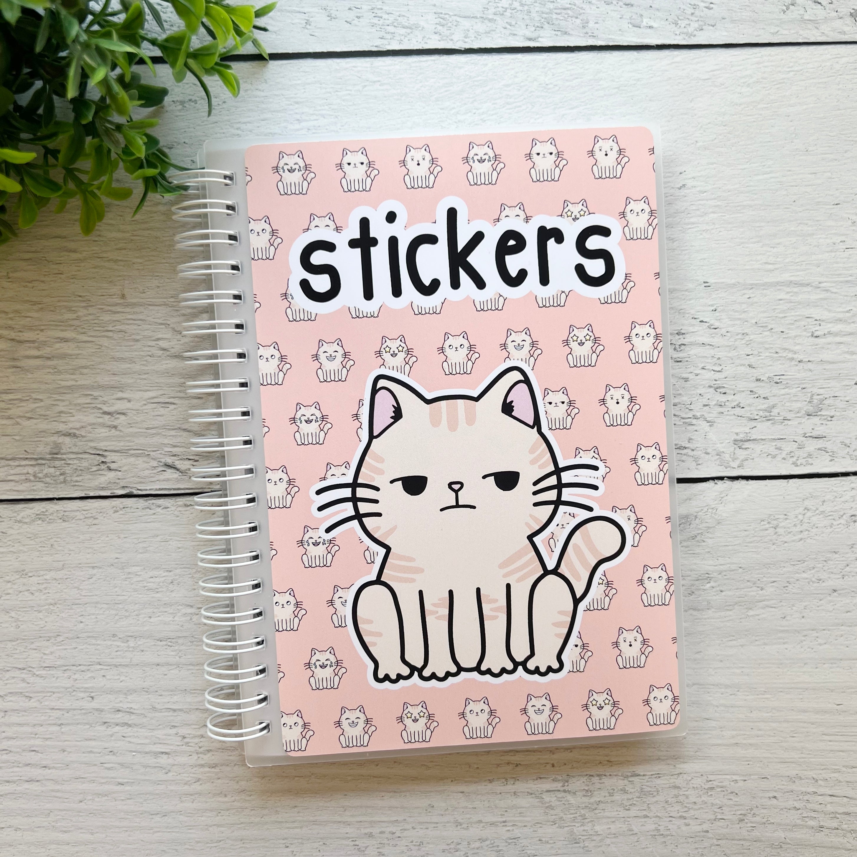 50% OFF CLEARANCE | Spazz Side Eye - Reusable Storage Album For Planner Sticker and Labels | Album12