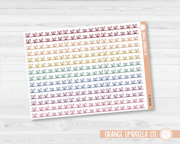 CLEARANCE | Loopy Vine Washi Strips Planner Stickers | C-244