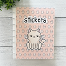 2-Pocket Interchangeable Disc Storage Album For 3x5-4x6 Planner Stickers - Side Eye Spazz | 2P-Album12