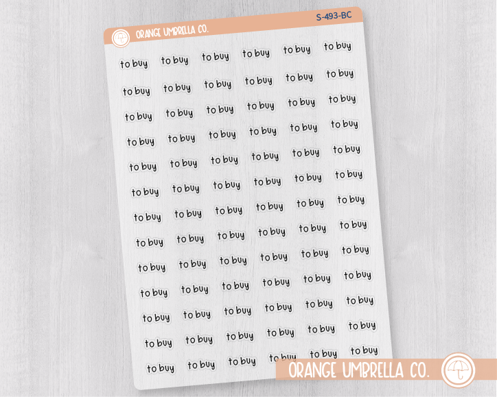 To Buy Julie's Plans Script Planner Stickers | JF Clear Matte | S-493-BCM