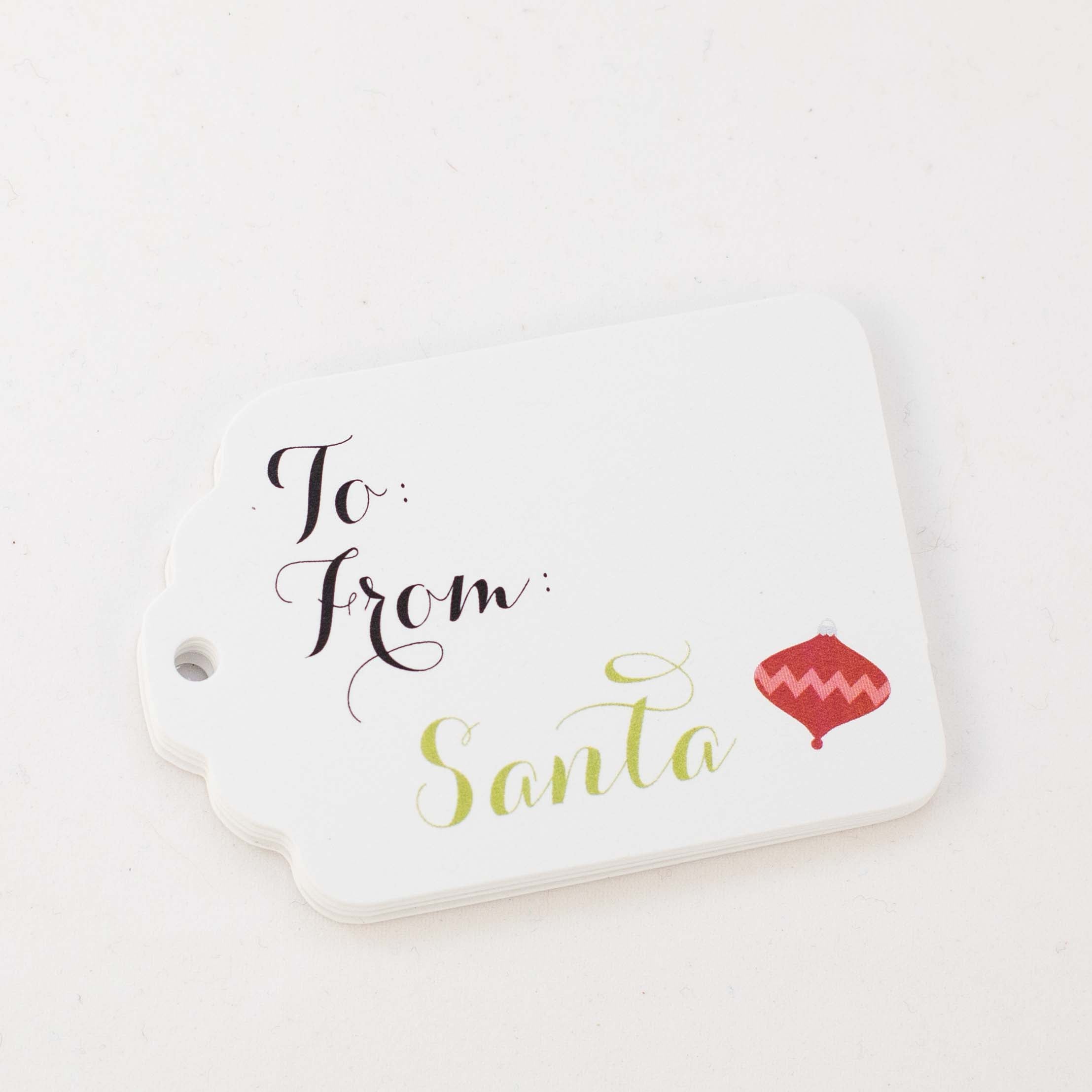 Christmas Tags, 24 Christmas Tags, Christmas Gift Tags (ST-112)