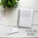 Spazz Side Eye - Reusable Storage Album For Planner Sticker and Labels | Album12