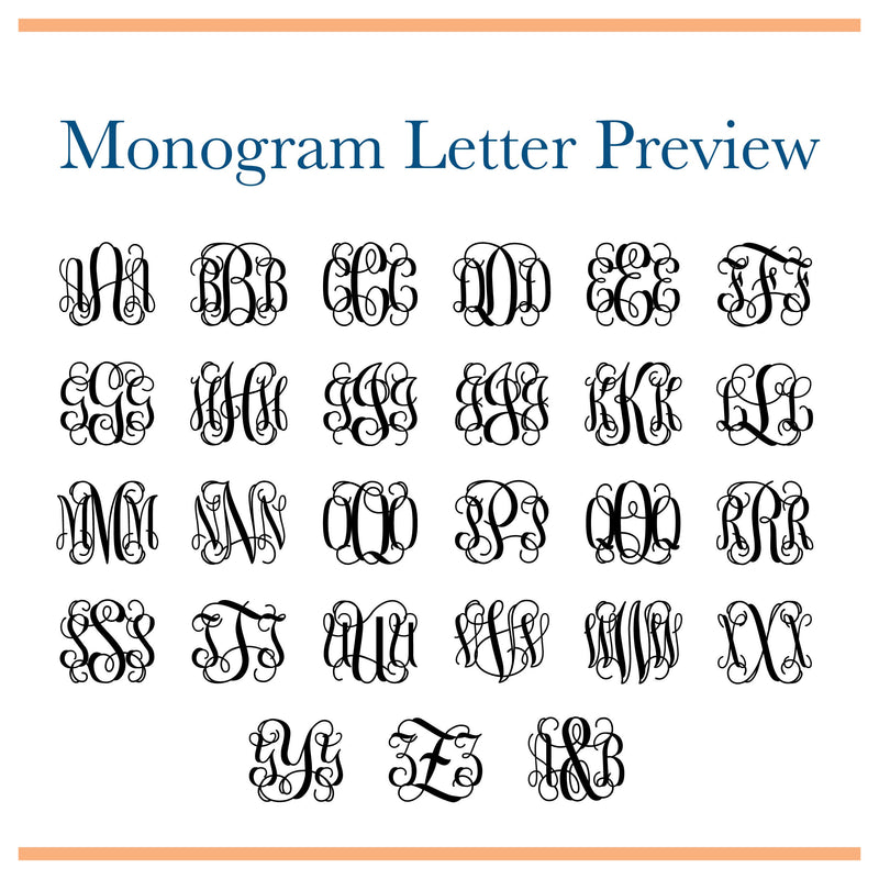 Laurel and Monogram Foil Lettering Cover - Personalized Custom Spiral Journal Notebook | Foil | NB-016-F