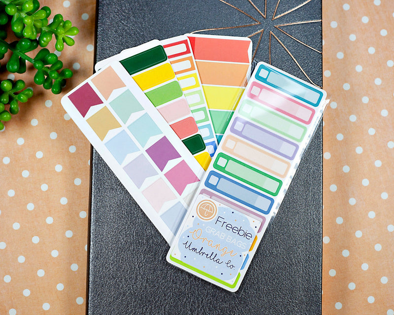 Freebie Grab Bag - LIMIT 3 PER ORDER, Freebie Mix Planner Stickers, Mixed Bag Stickers for Planners (