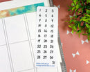 Days of the Week Stickers | Script Day Header Labels for Planners | F7 | B-075-B-076