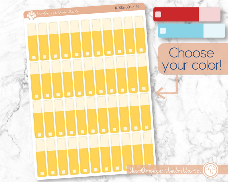 One Color Budget Planner Stickers, Basic Budget Labels, Choose Your Color Budget Planning Labels (