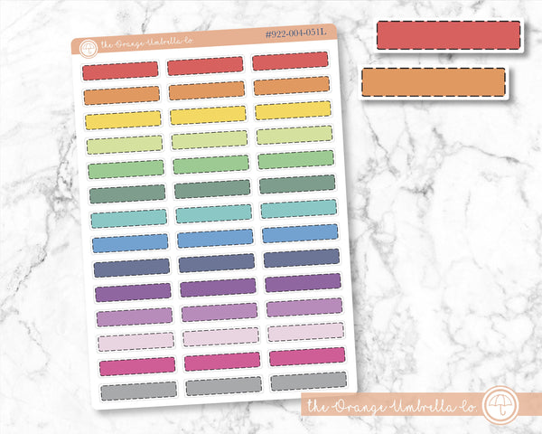 Stitched Skinny Appointment Planner Stickers and Labels | 922-004-051-WH