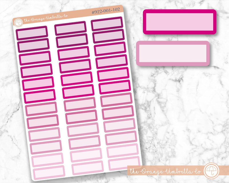 Appointment Planner Stickers - 1/3 Box | L-007 / 922-001-102XL-WH
