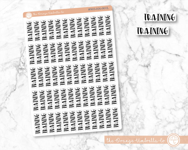 50% OFF -  CLEARANCE | Training Script Planner Stickers |  F1  | S-649