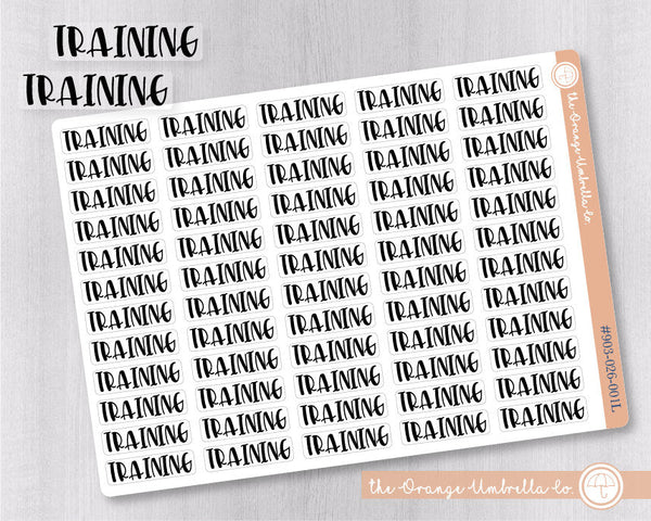 CLEARANCE | Training Script Planner Stickers | F1 Clear Matte | S-649-BCM