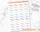 50% OFF -  CLEARANCE | Teacher Workday Script Planner Stickers | F4  | 902-173-068L-WH