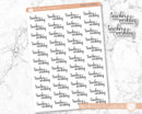 50% OFF -  CLEARANCE | Teacher Workday Script Planner Stickers | F4 | S-761-B / 902-173-001-WH
