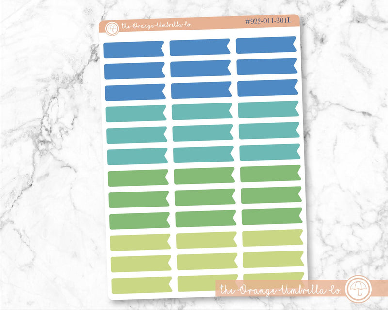 Flag Appointment Planner Labels, Flag Appointment Planner Stickers, Rainbow Colored Planning Labels (