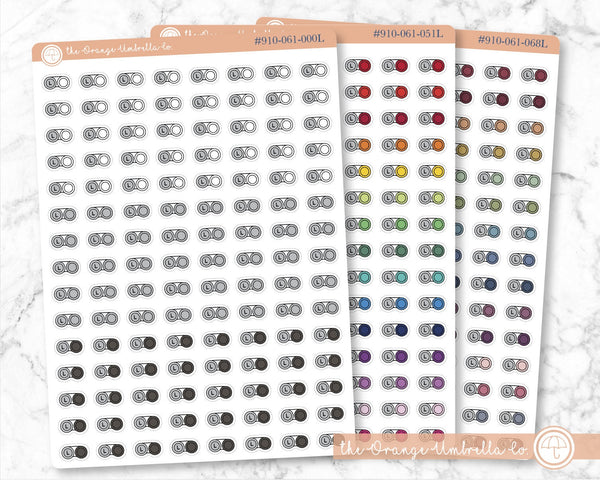 CLEARANCE | Contact Lens Icon Planner Stickers | I-143