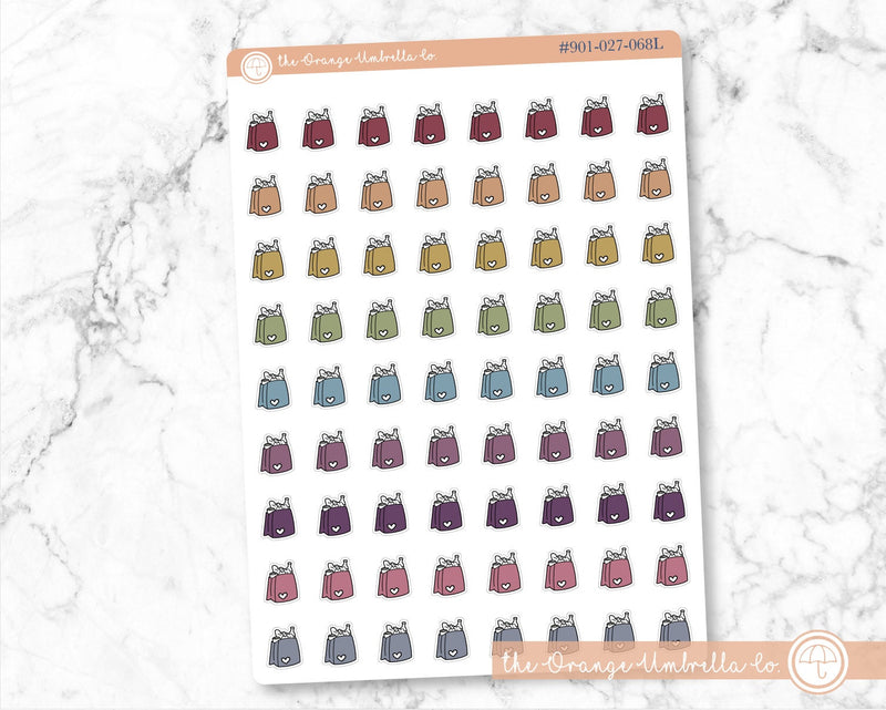 CLEARANCE | Grocery Bag Icon Planner Stickers | I-025