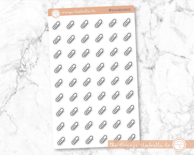 CLEARANCE | Paper Clip Icon Planner Stickers | I-150 / 910-069