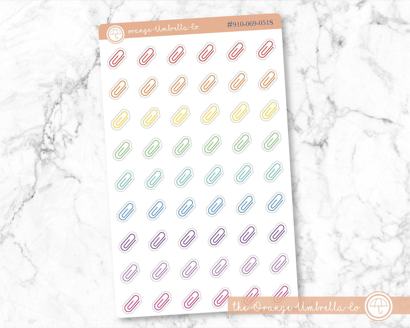 CLEARANCE | Paper Clip Icon Planner Stickers | I-150 / 910-069