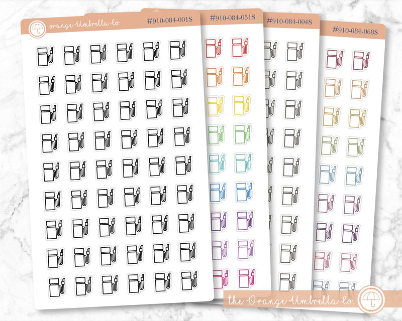 Fuel Up Icon Planner Stickers | I-160 | 910-084