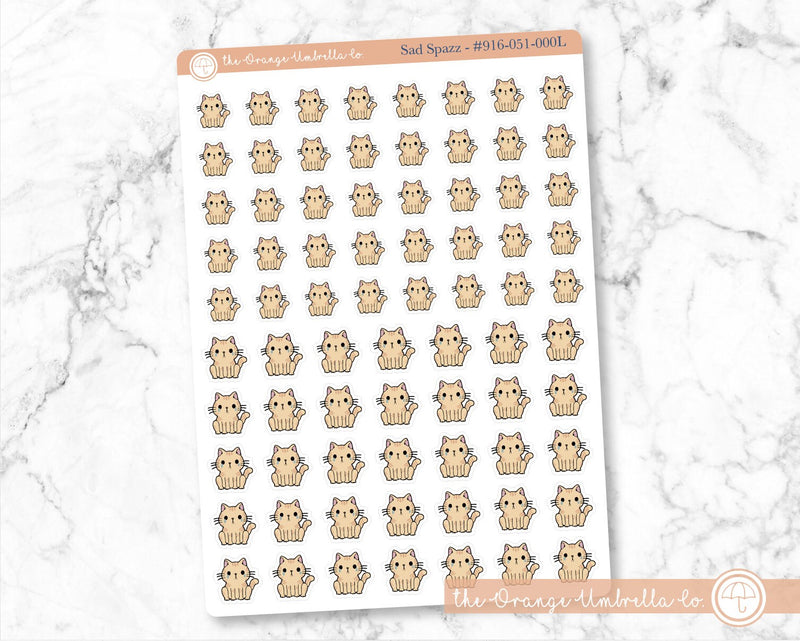 Spazz Emotions Icon Planner Stickers | I-191 - I-199