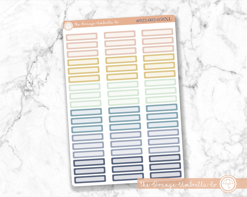Skinny Appointment Planner Labels, Basic Appt Planner Stickers, Plum Modern Color Planning Labels (