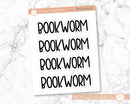 Hobbies Dashboard Header Script Planner Stickers | F8 | T-096-104-B
