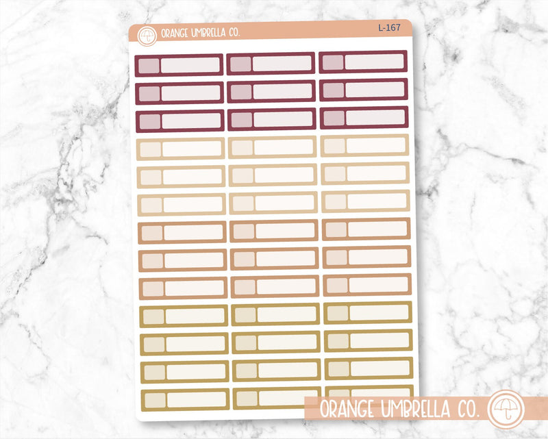 Checkbox Appointment Reminders Planner Stickers, Appt Tracking Labels, Color Planning Stickers (L-167-170)