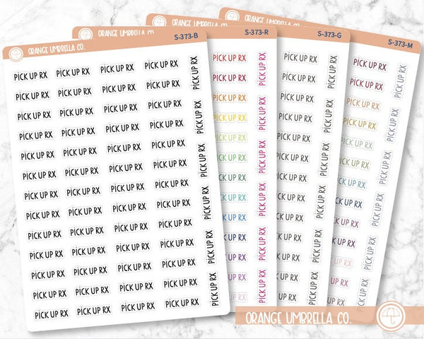 Pick Up RX Script Planner Stickers | F3 | S-373