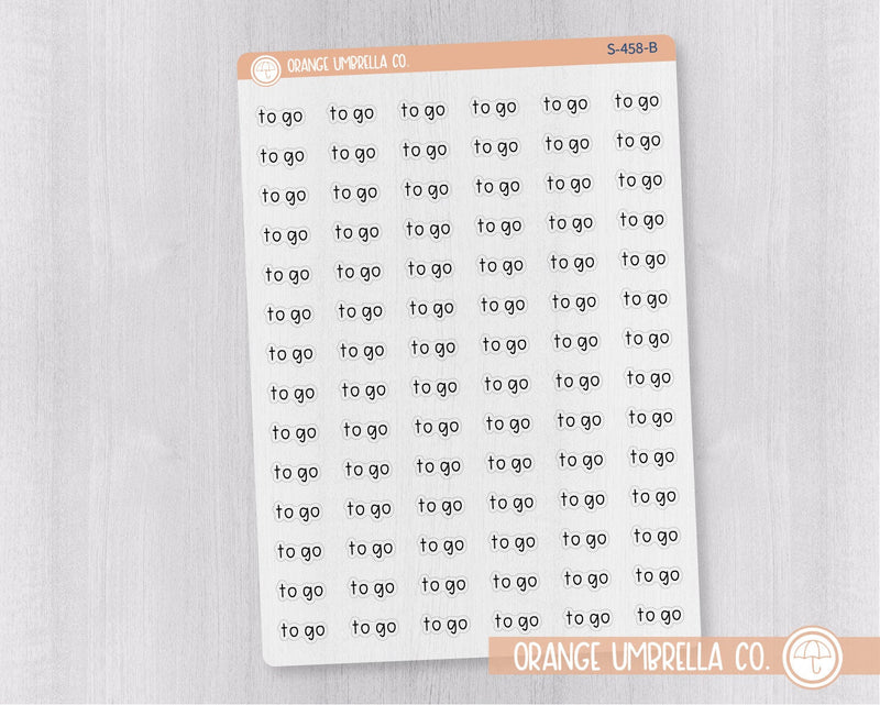 CLEARANCE | To Go Julie's Plans Script Planner Stickers | JF Clear Matte | S-458-BCM