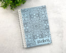 Blue Floral Geometric Reusable Planner Sticker Storage Album | Album8