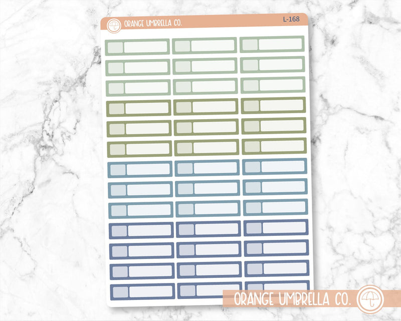 Checkbox Appointment Reminders Planner Stickers, Appt Tracking Labels, Color Planning Stickers (L-167-170)