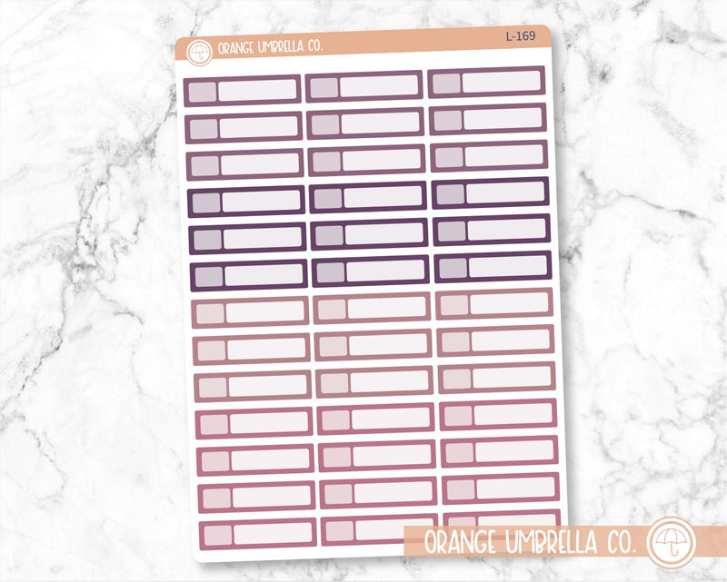 Checkbox Appointment Reminders Planner Stickers, Appt Tracking Labels, Color Planning Stickers (L-167-170)