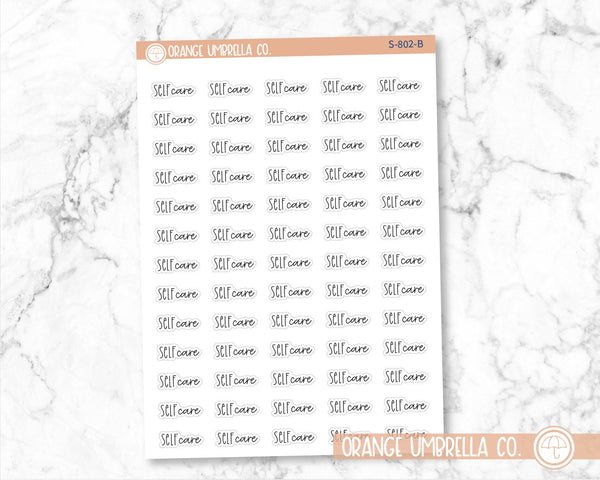 CLEARANCE | Self Care Script Planner Stickers | FC12 | S-802-B