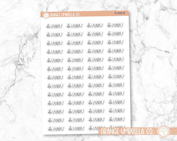 CLEARANCE | Do Laundry Script Planner Stickers | FC12 | S-808-B