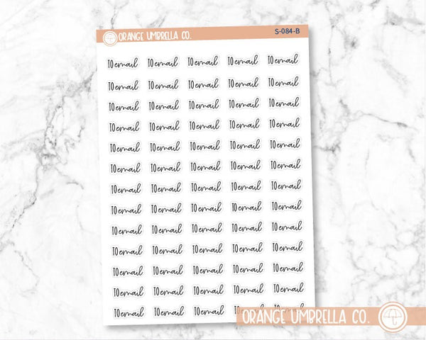 CLEARANCE | To Email Script Planner Stickers | FC12 | S-084-B