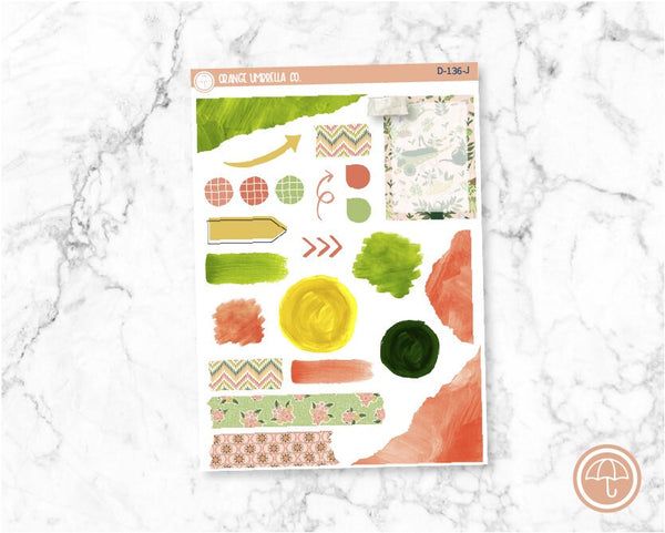 Garden Growth Planner Kit Deco Journaling Stickers | D-136-J