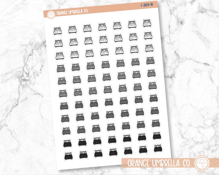 Make Bed/Wash Sheets Icon Planner Stickers | I-269
