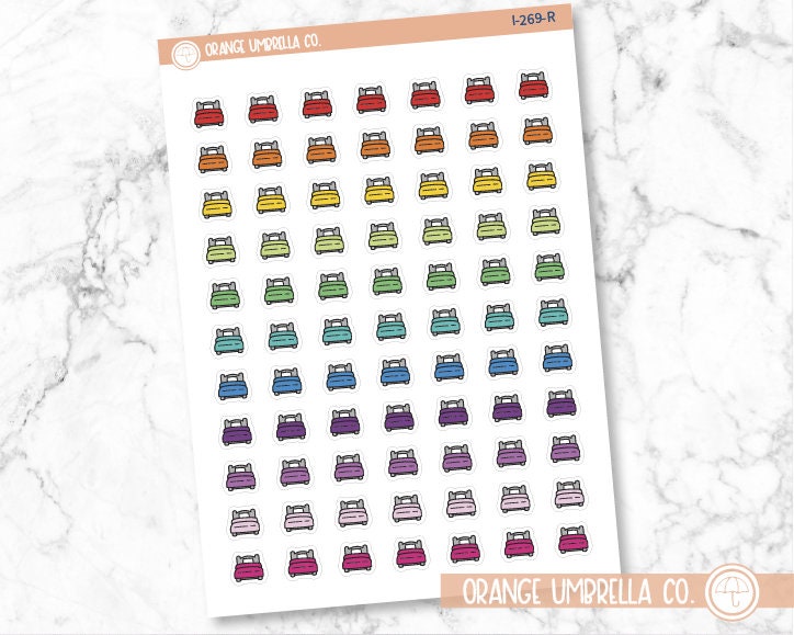 Make Bed/Wash Sheets Icon Planner Stickers | I-269