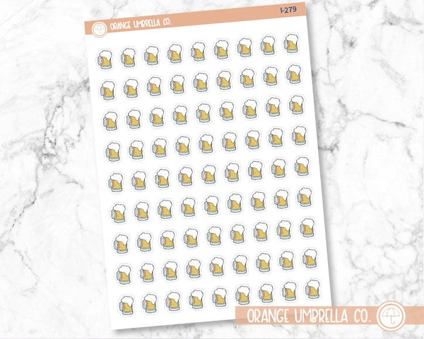 Beer Mug Icon Planner Stickers | I-279