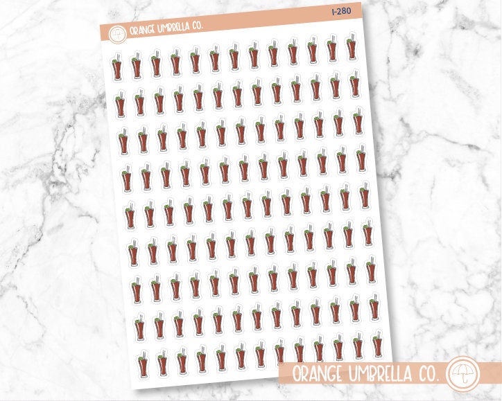Bloody Mary Icon Planner Stickers | I-280