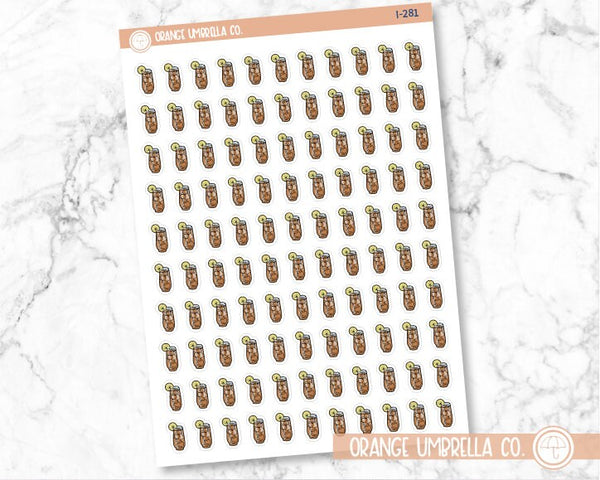 Iced Tea Icon Planner Stickers | I-281