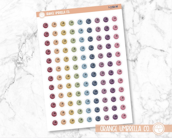 CLEARANCE | Bowling Ball Icon Planner Stickers | I-258