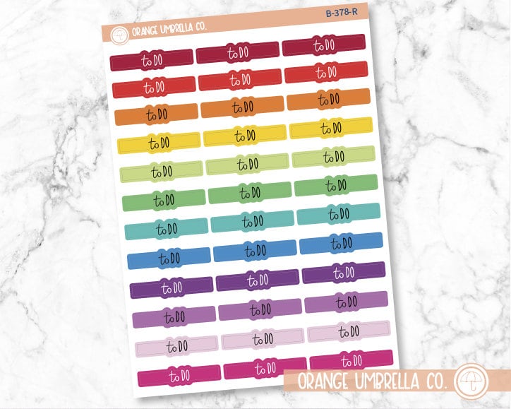 To Do Appointment Header Script Planner Stickers | FC12 | B-378