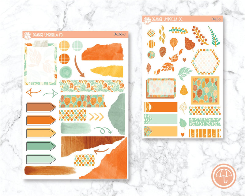 Welcome Autumn Planner Kit Deco/Journaling Stickers | D-165